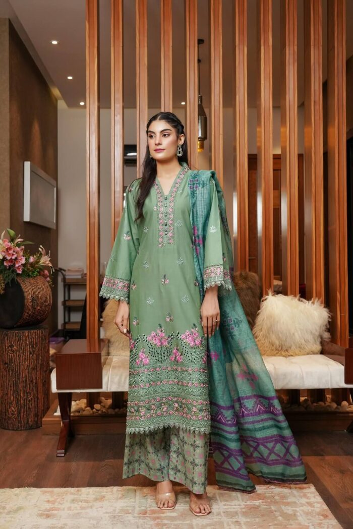 Mahnoor Airjet Embroidered Suit - Image 3