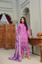 Inaya Dhanak Embroidered Suit - Image 3