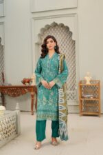 Mariya Dhanak Embroidered Suit - Image 4
