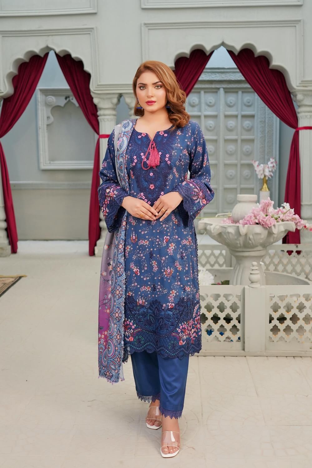 IMG-20250923-WA0103 Zunaira Dhanak Embroidered Suit - Image 4