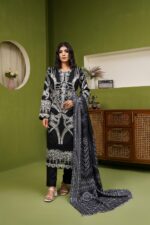 Eliza Dhanak Embroidered Suit - Image 4
