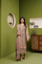 Khadija Dhanak Embroidered Suit - Image 3