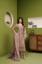 Khadija Dhanak Embroidered Suit