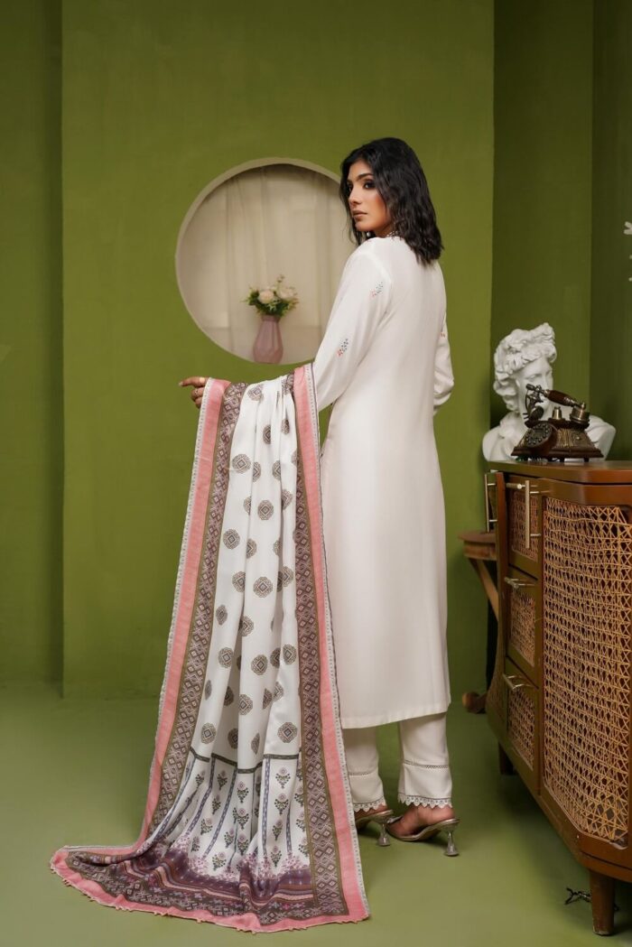 Sana Dhanak Embroidered Suit - Image 2