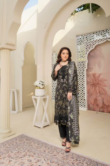 Dhanak Embroidered Suit Winter 11 - 3