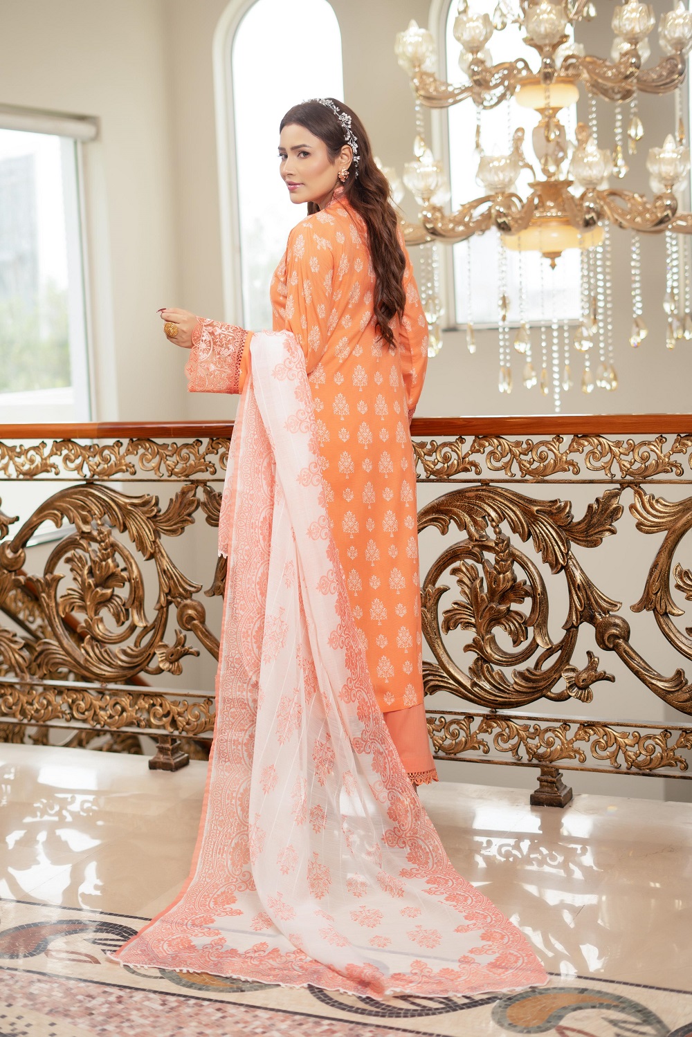 IMG-20250924-WA0093 Hoorain Linen Printed Embroidered Suit - Image 2