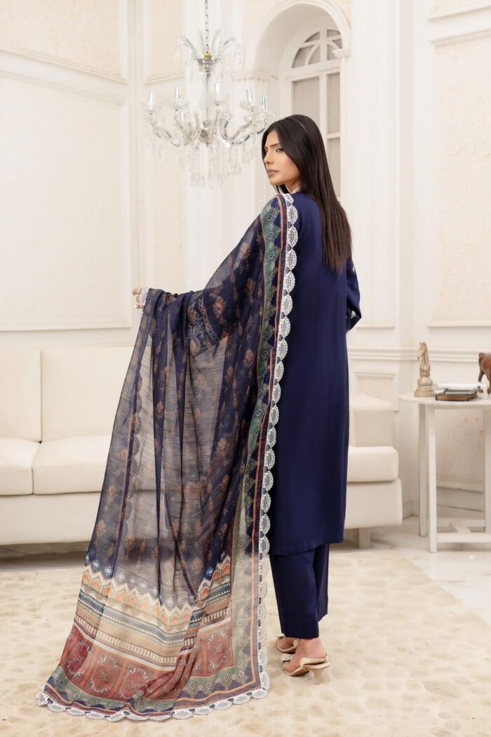 Naima Airjet Linen Embroidered Suit - Image 2
