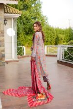 Amani Winter Linen Embroidered Suit - Image 2