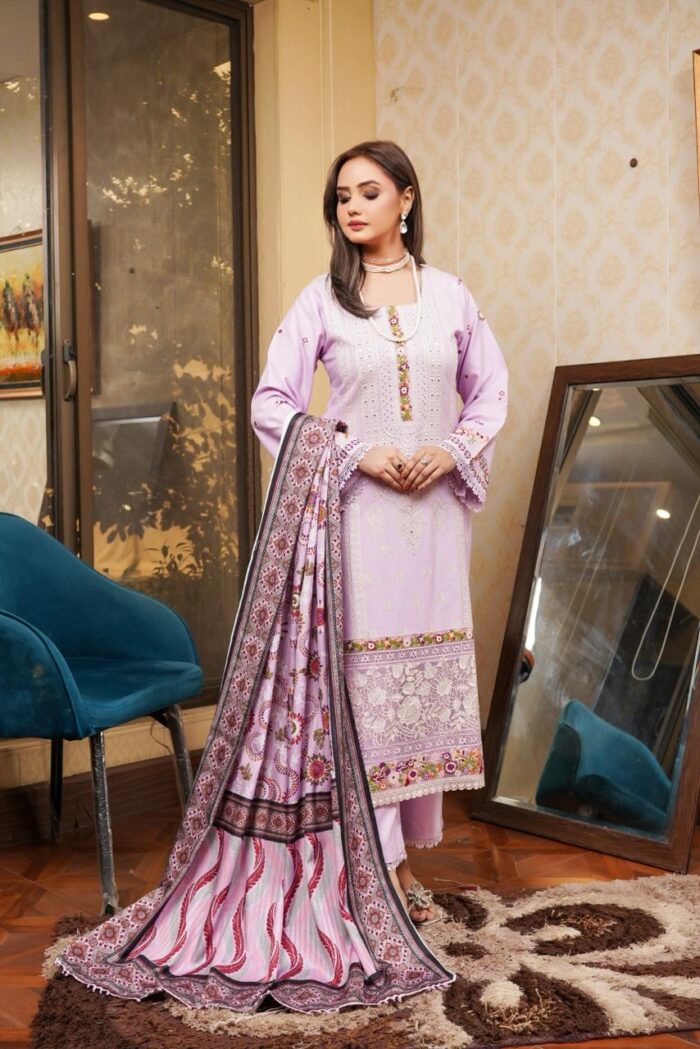 Rukhsar Dhanak Embroidered Suit) - Image 1