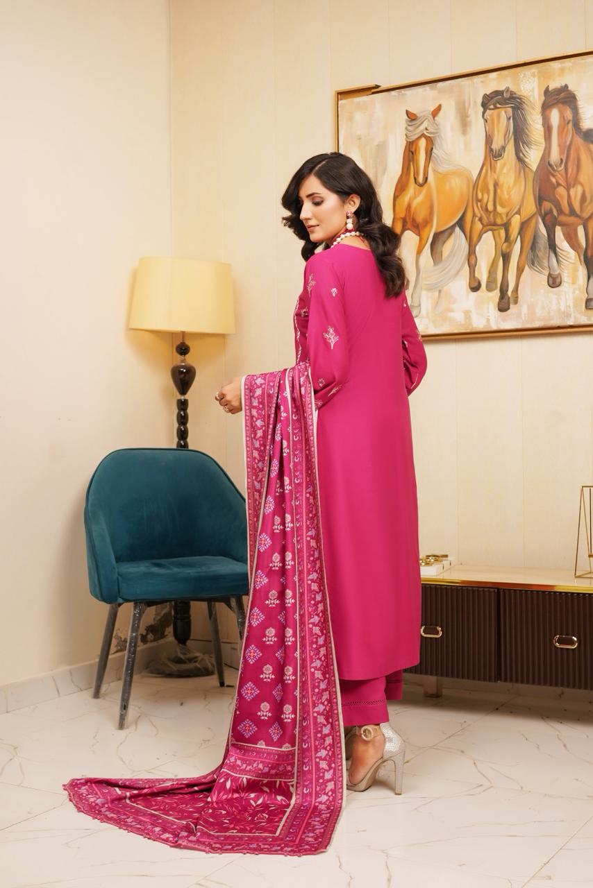 IMG-20251013-WA0062 Mahnoor Dhanak Embroidered Suit - Image 2