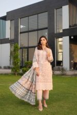 Aizaa Winter Linen Embroidered Suit