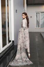 Rania Winter Linen Embroidered Suit - Image 2