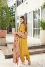 Mahira Elegant Schiffli Winter Ensemble - Image 2