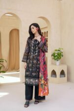 Areeba Classic Dhanak Embroidered Suit