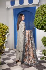 Elara Soft Bloom Printed Dhanak Outfit - Image 2