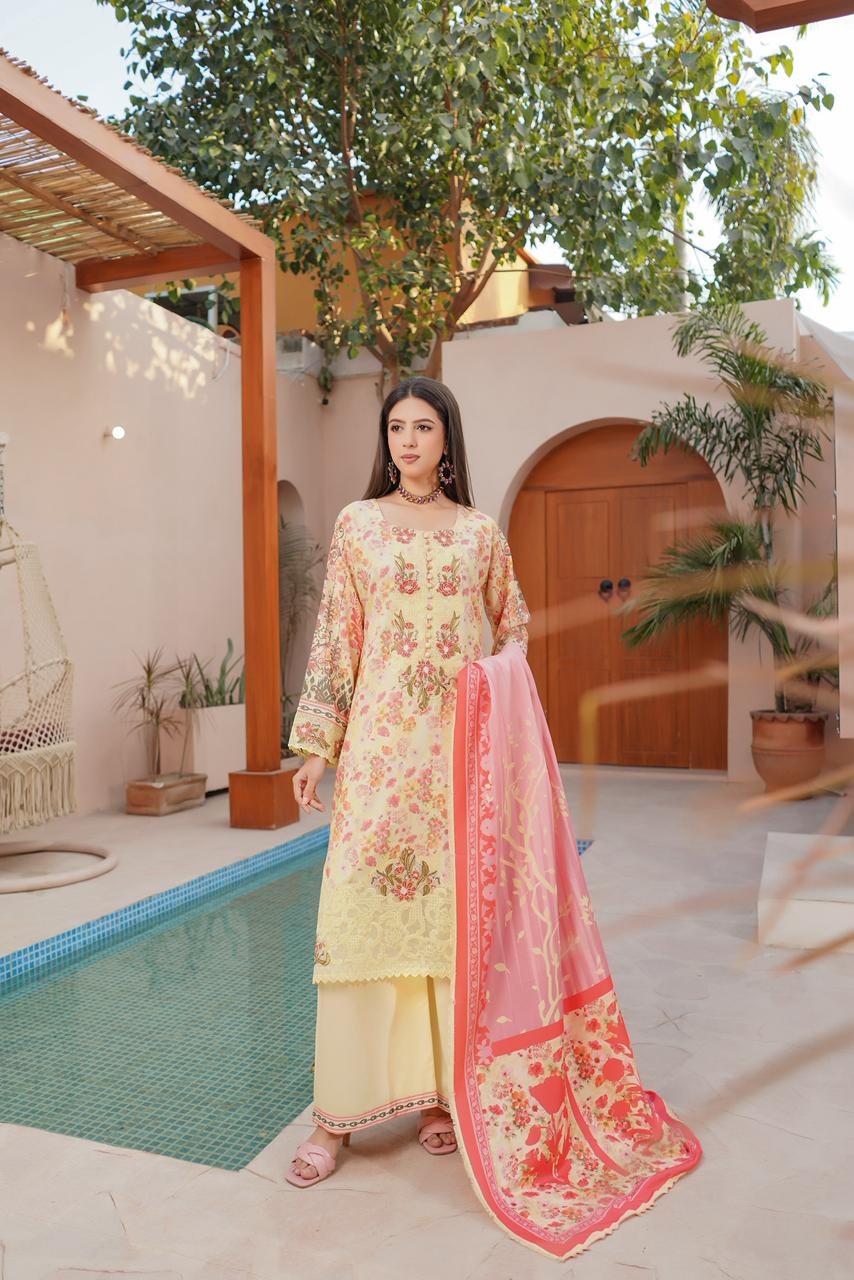 Winter Dress Munira Designer 22 Book 06 Hoorain Signature Winter Charm Suit - Image 1