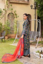 Munira Designer – Aleeza Lawn Embroidered Suit - Image 2