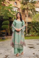 Munira Designer – Zoya Heavy Embroidered Lawn Suit (Copy)