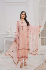 Ayliza Sequin Embellished Chiffon Suit