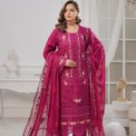 Arisha Modern Glam Chiffon Suit