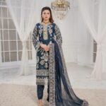 Mehwish Royal Embroidered Chiffon Suit