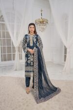 Mehwish Royal Embroidered Chiffon Suit