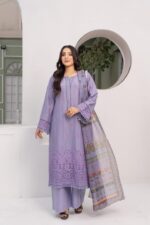 Ayza Noor Chikankari Lawn Suit