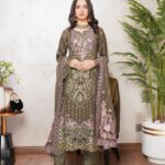 Sarah Noir Luxe Chiffon Suit