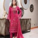 Sarah Aroosa Royal Chiffon Suit