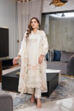 Sarah Irem Classic Party Chiffon Suit