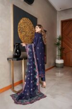 Sarah Zehra Luxe Party Chiffon Suit - Image 2