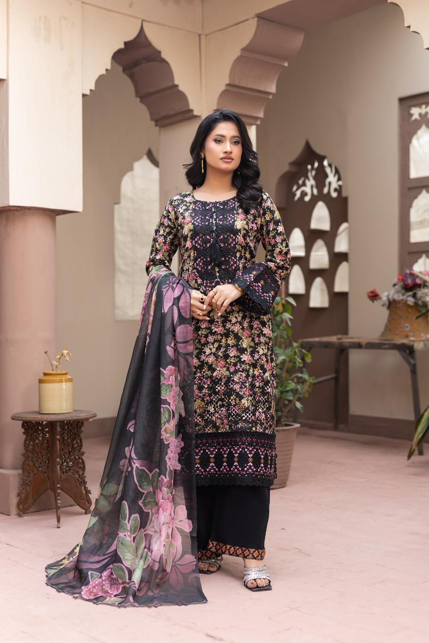 ZARA LINEN Dress Munira Designer Book 10 (3) Noor Classic Linen Suit - Image 1