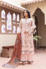 Liyana Floral Linen Suit