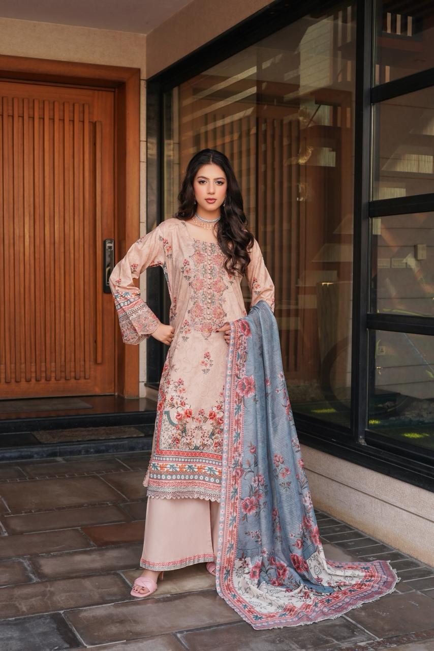 LARAIB Prints Collection - Munira Designer Book 16 (2) Laraib Noor Lawn Suit - Image 1