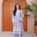 Zaria Elan Festive Lawn Suit