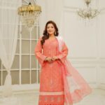 Mahveen Floral Luxe Suit