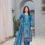 Mahroosh Designer – Avenza Royal Lawn Outfit