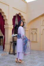 Rumaisa Luxe – Zariah Embroidered Lawn Set - Image 2
