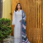 Sajjal Royale – Pristine Ivory Chikankari