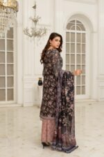 Ayzal Noir – Printed Lawn Designer Suit - Image 2
