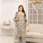 Ayzal Luxe – Elegant Lawn Embroidered Set