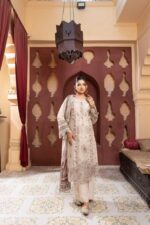 Raina Opal – Luxury Embroidered Lawn Suit