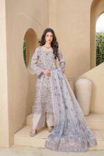 Zainab Collection – Classic Pearl White