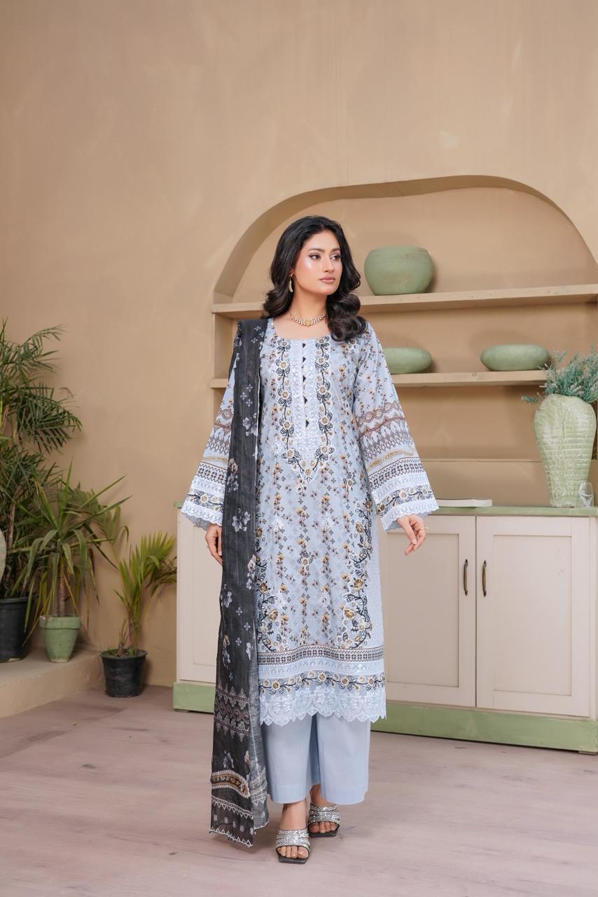 Zainab Mother Collection - Munira Designer -Book 23 (18) Zainab Collection – Sage Botanical Luxe - Image 1