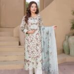 Zainab Collection – Sky Blue Serenity
