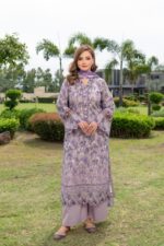 Sawaira Botanical Bliss Lawn Suit