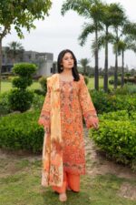 Sawaira Rose Petal Lawn Set