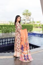Sawaira Signature Floral Lawn Ensemble - Image 2