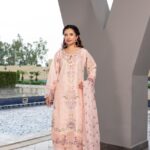 Rihana Lavender Luxe Lawn Ensemble
