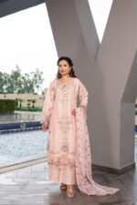 Rihana Lavender Luxe Lawn Ensemble